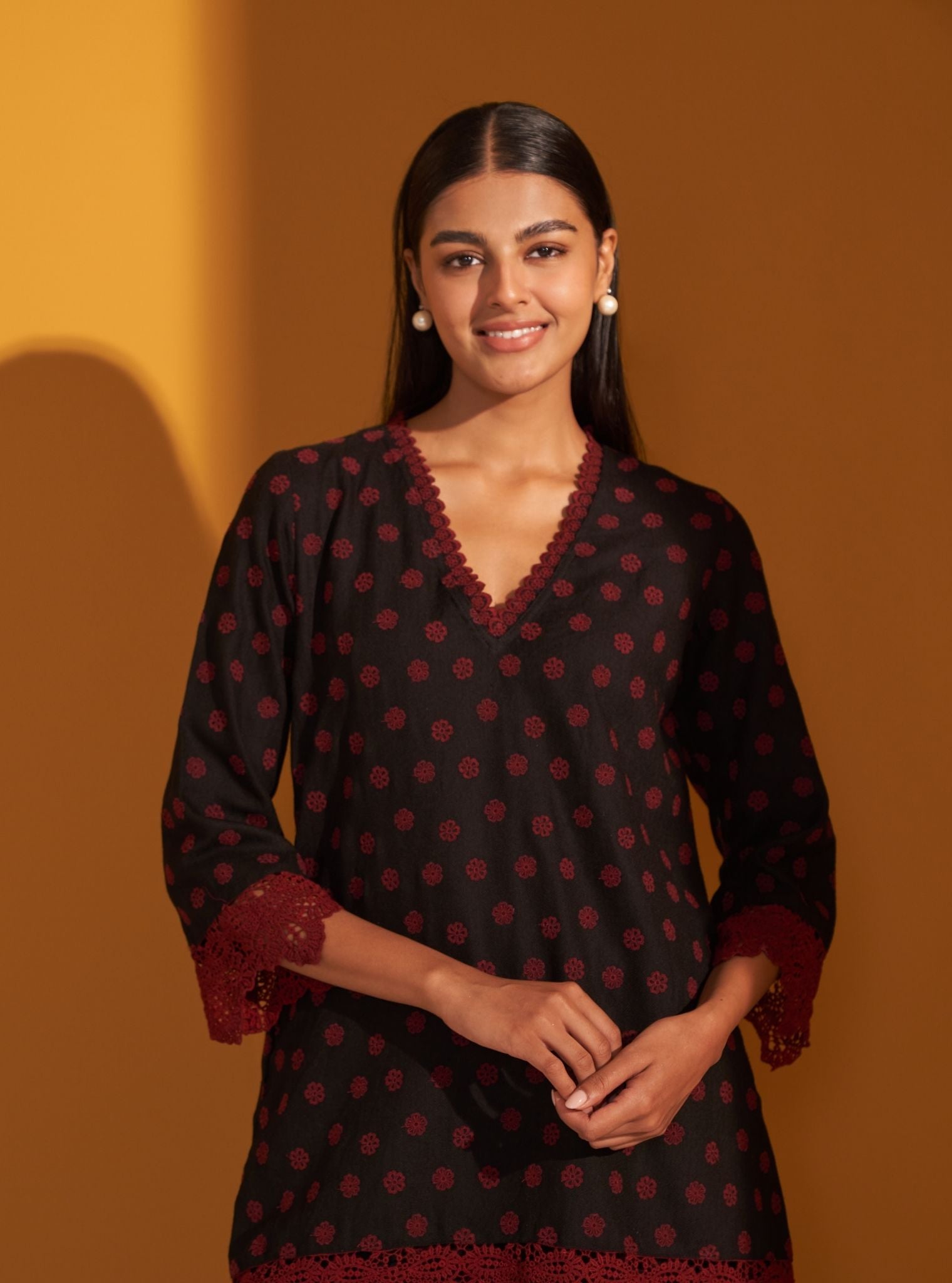 Arden Wool Black Co-ord Set