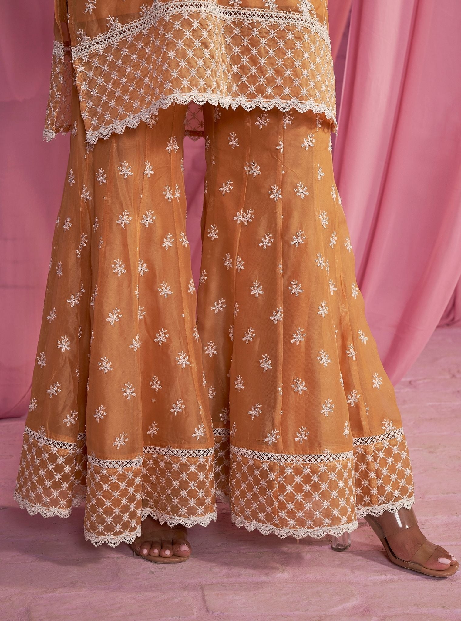 Raaga Organza Orange Kurta Set