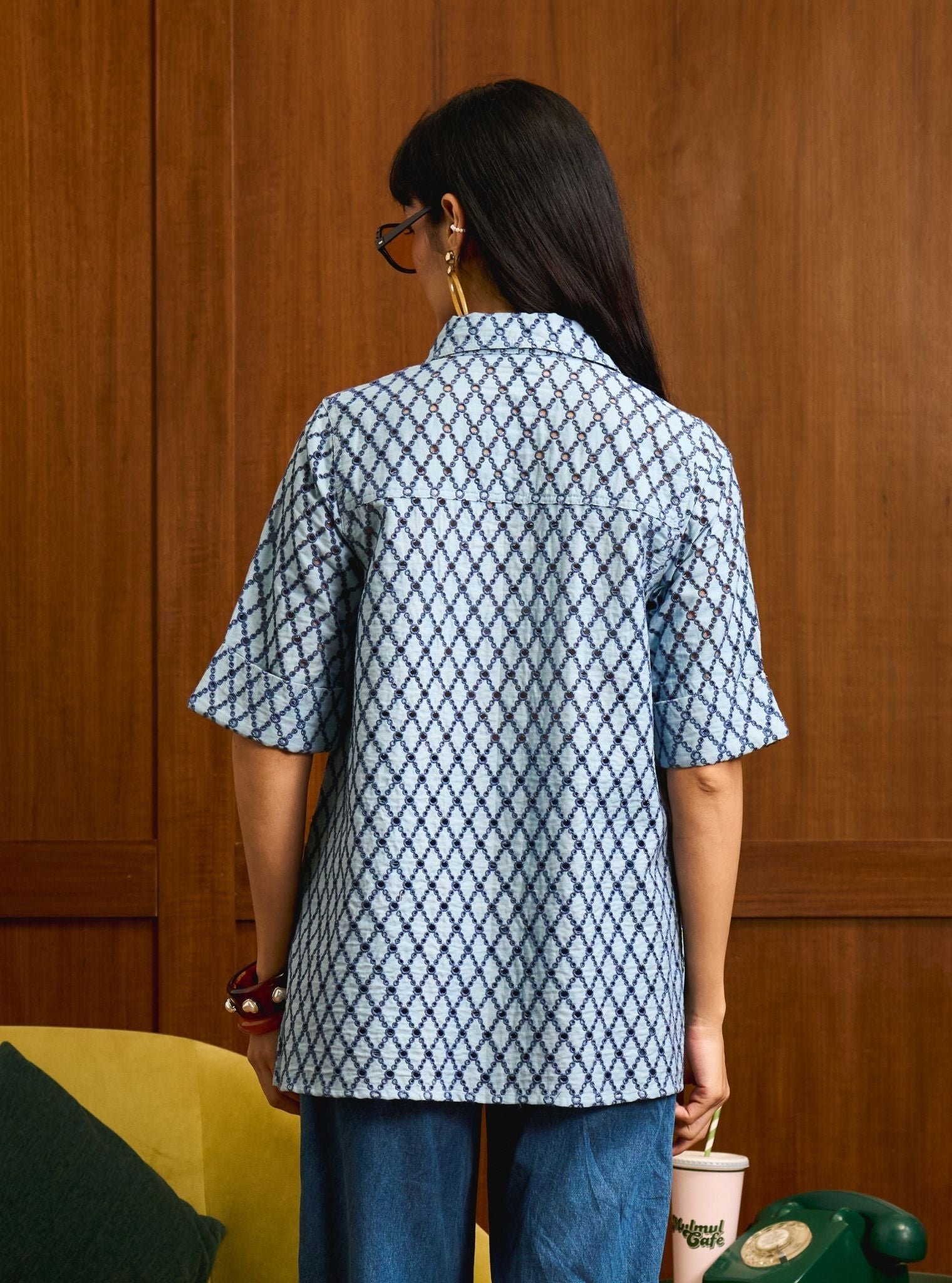 Tiri Denim White Shirt