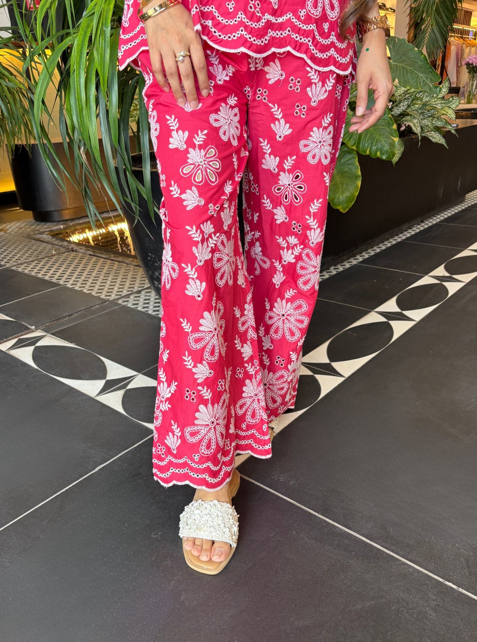 Neve Supima Cotton Fuschia Co-ord Set