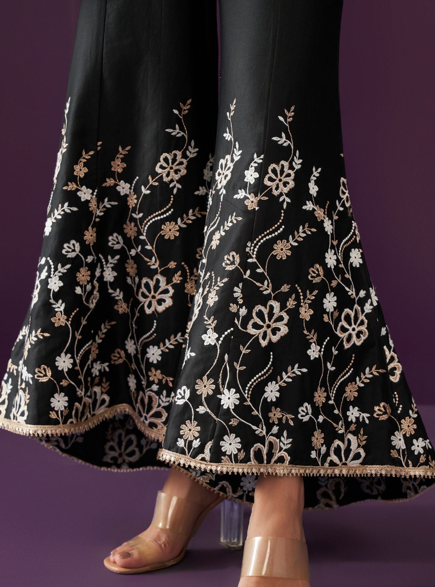 Preeda Pima Satin Black Co-ord Set