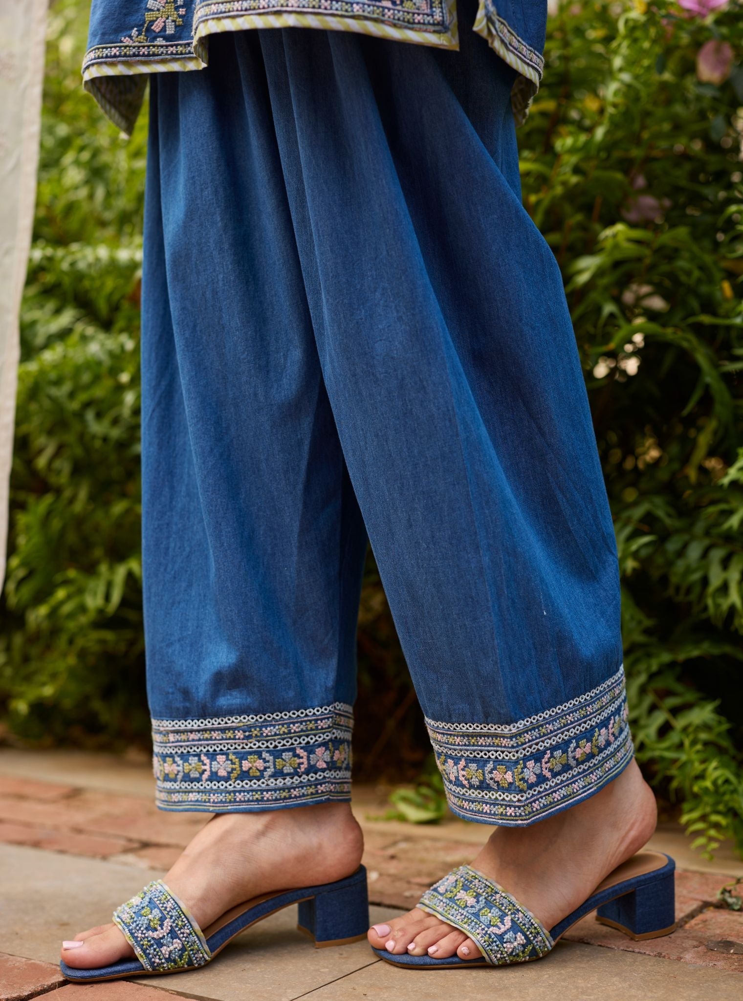 Lavo Denim Kurta Set