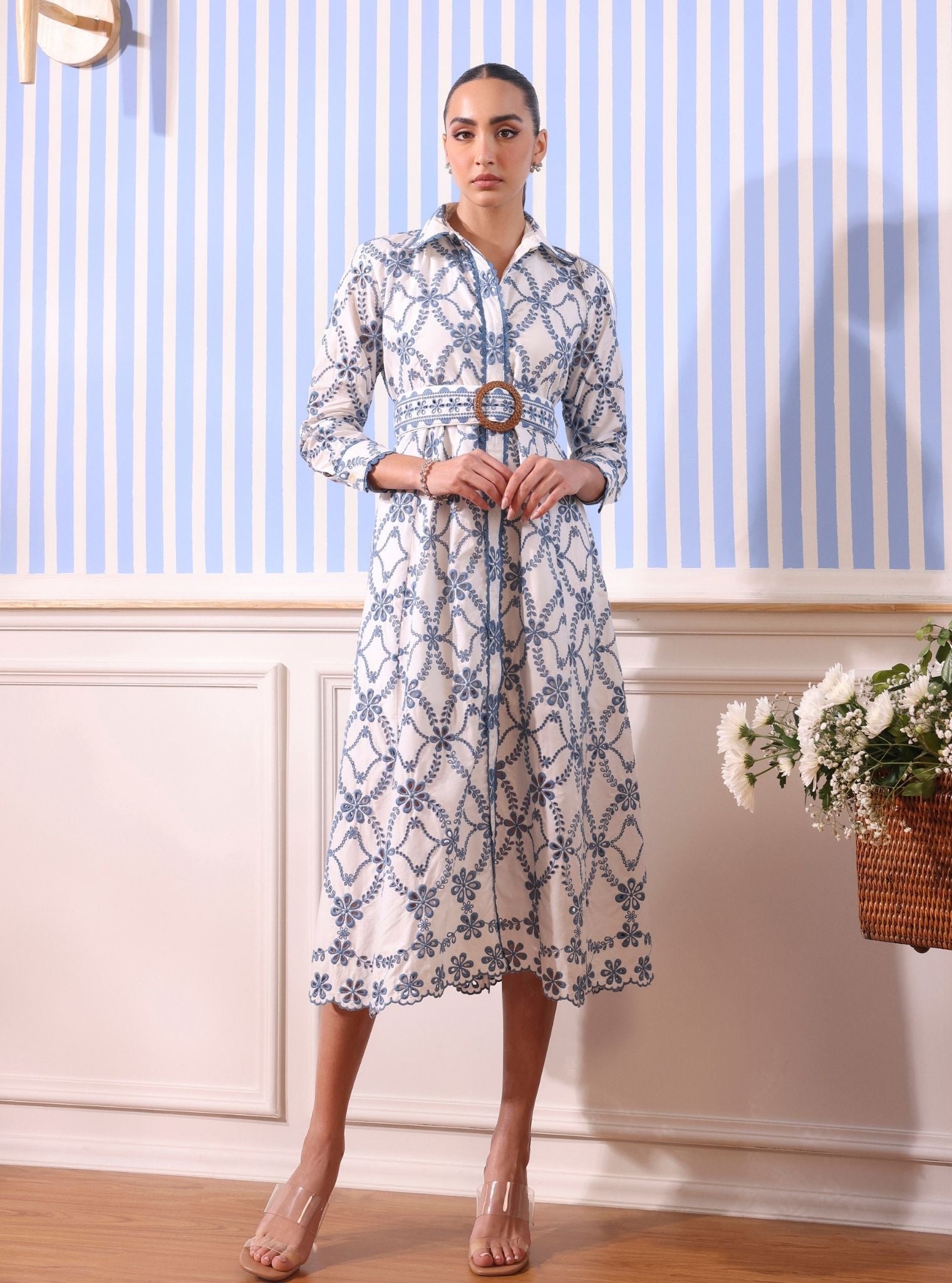 Mulmul Cotton Astrid White Dress