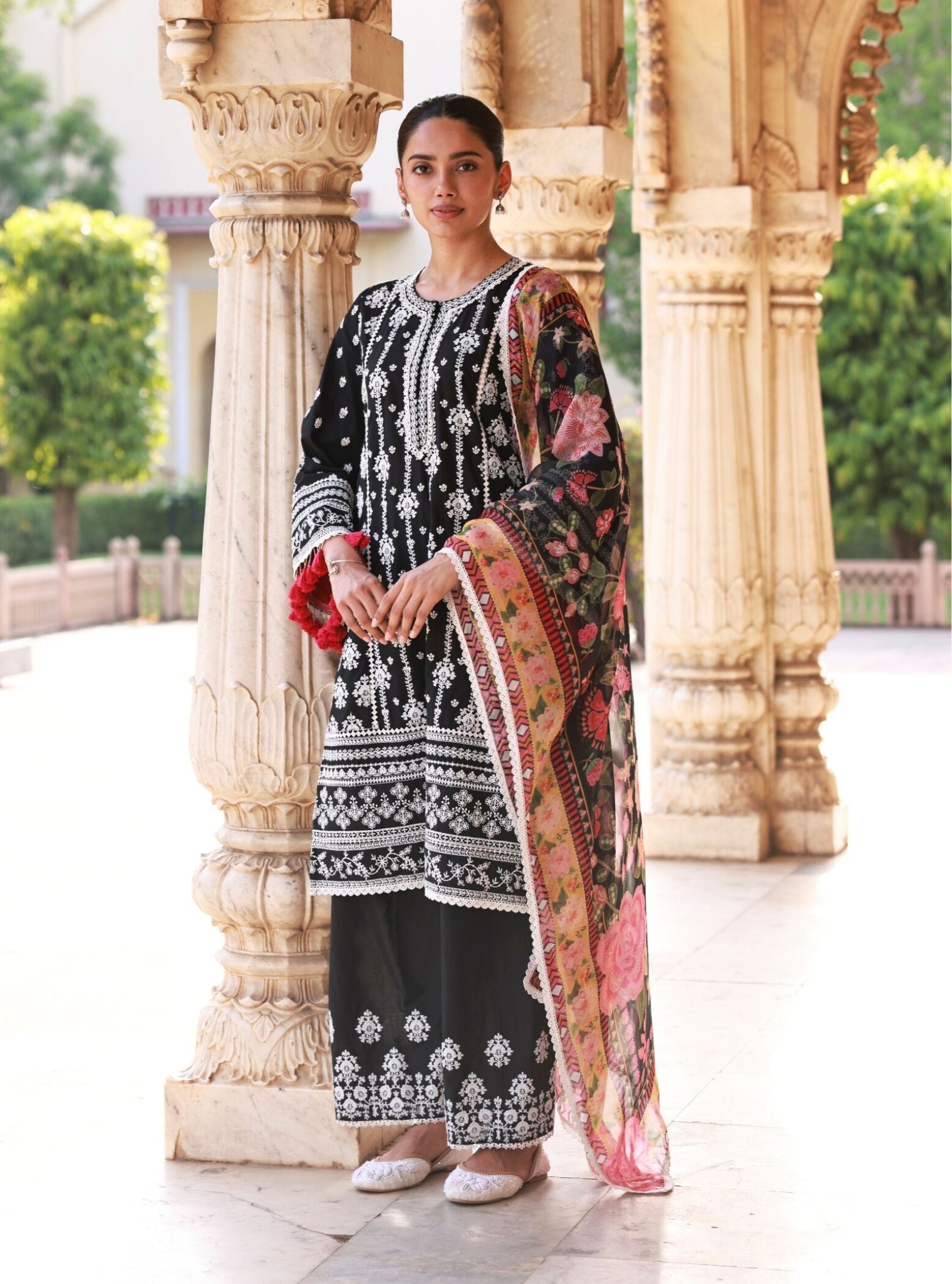 Lomeya Black Kurta Set