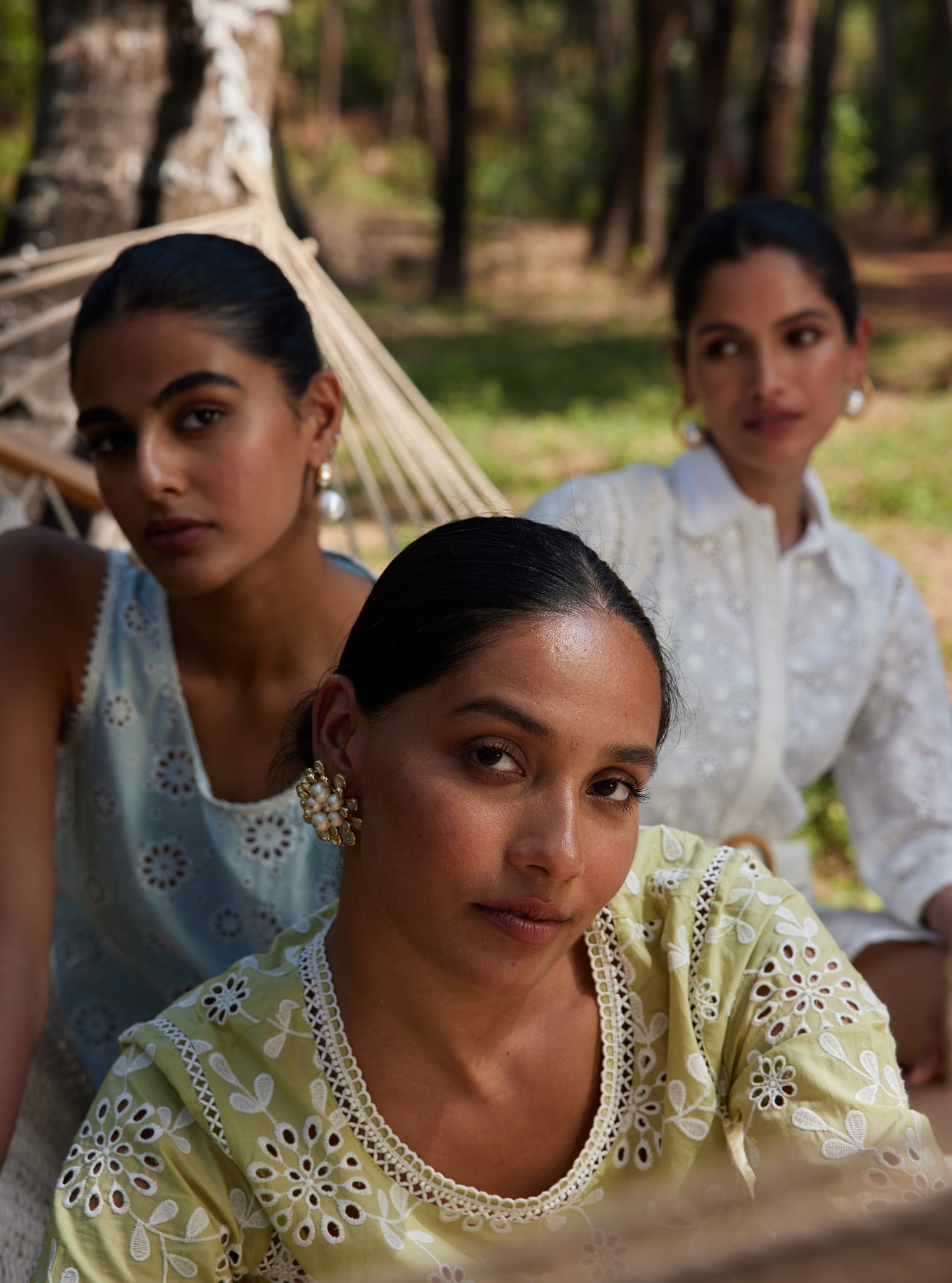 Myrtle Cotton Green Co-ord Set