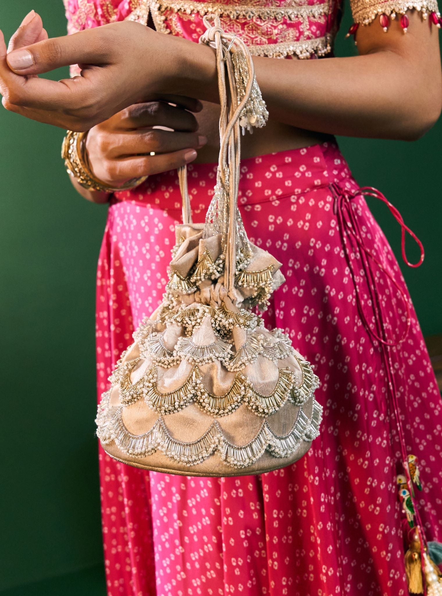 Ameera Gold Bag