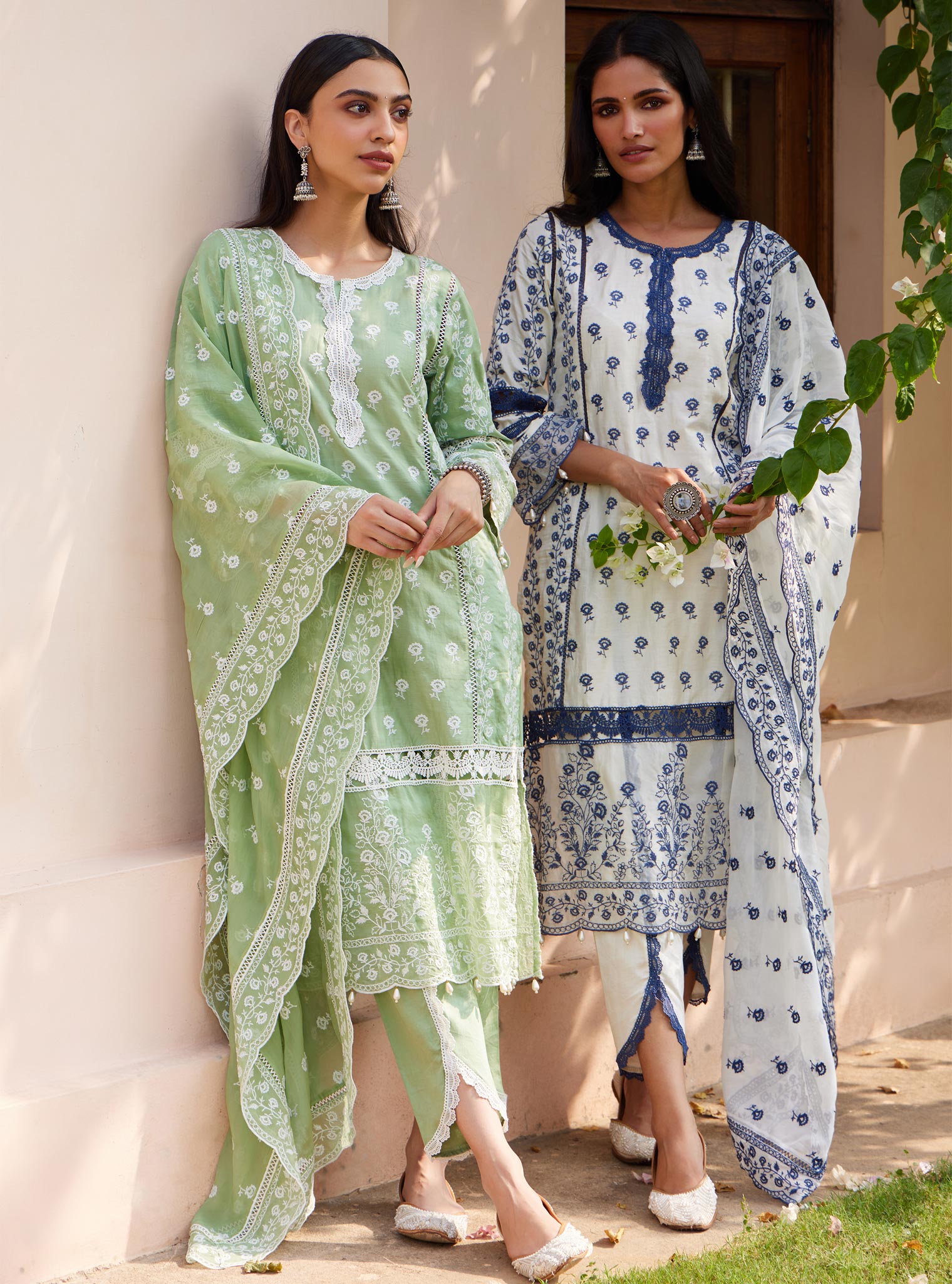 Svasti Pima Off White Kurta Set
