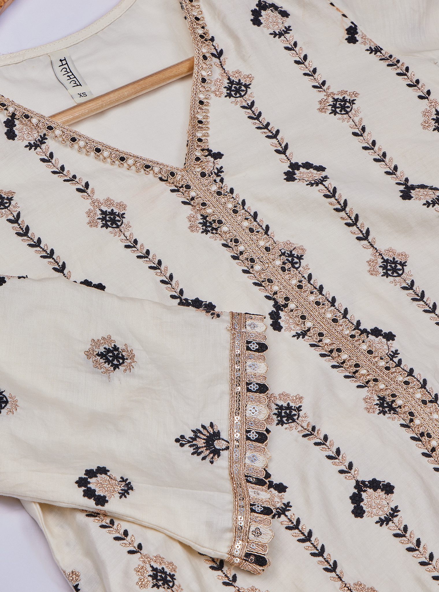 Suvasi Pima Off White Kurta Set