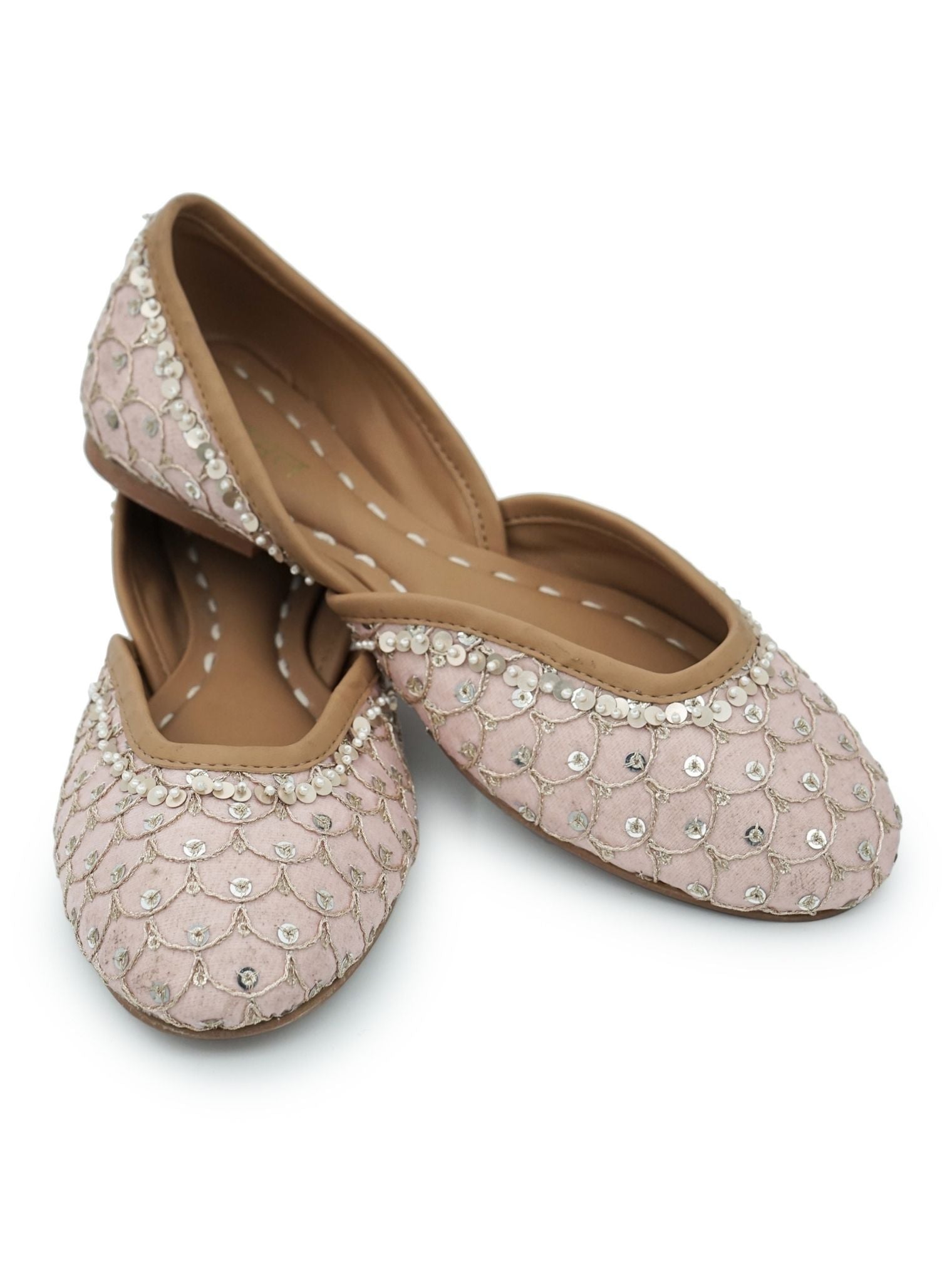 Mulmul Zoya Light Pink Vegan Jutti