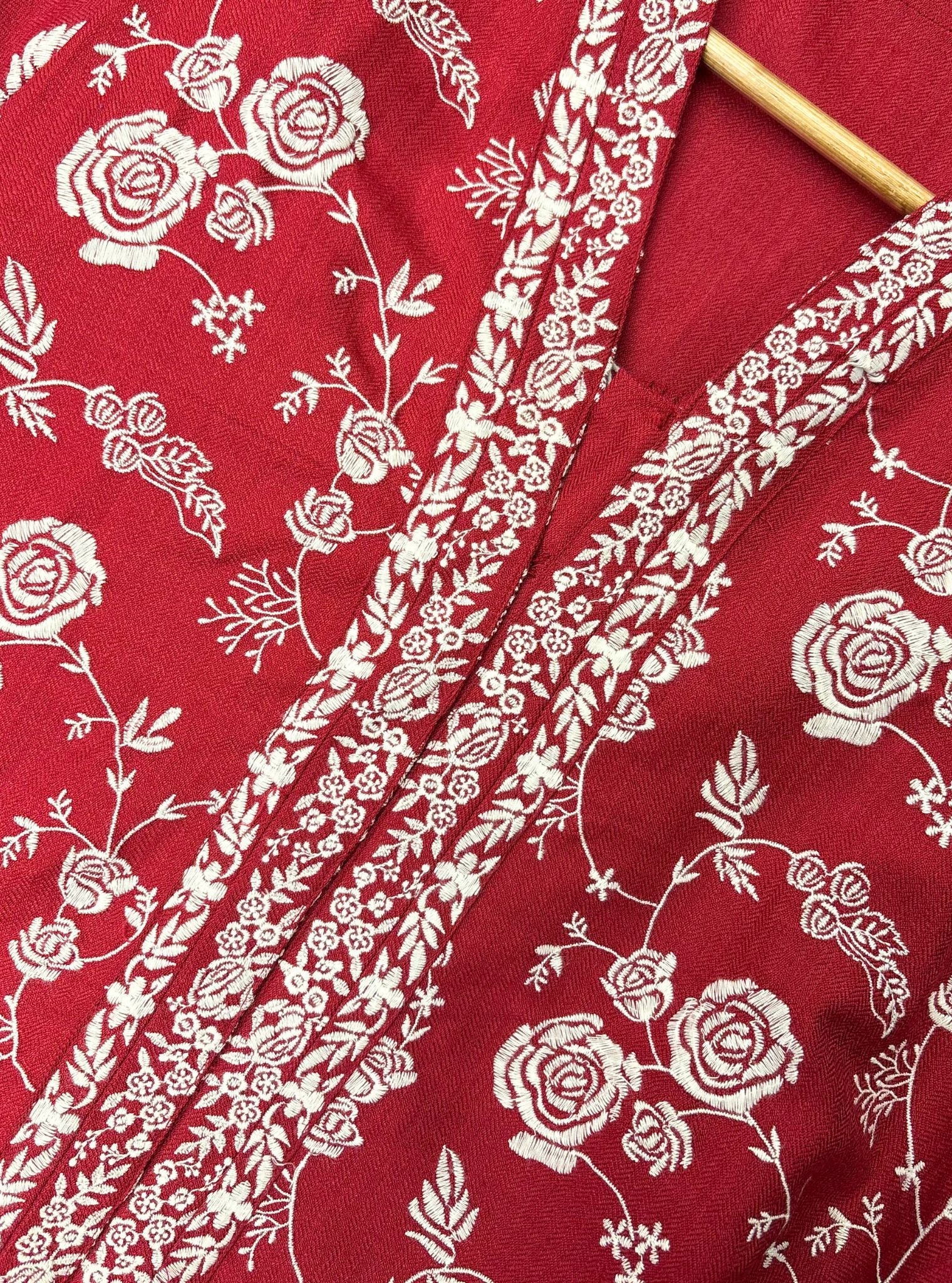 Greta Wool Wine Kurta Set