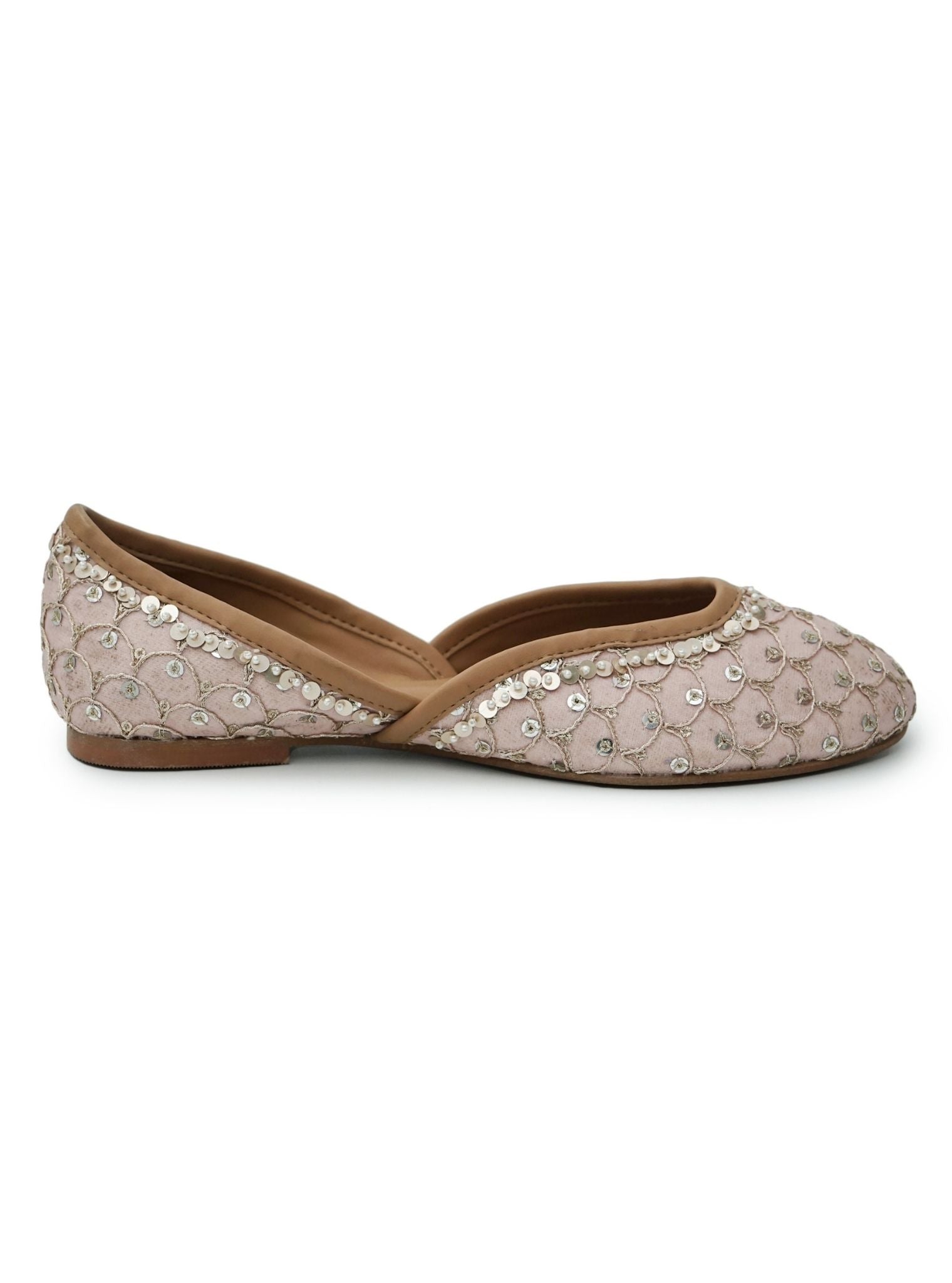 Mulmul Zoya Light Pink Vegan Jutti