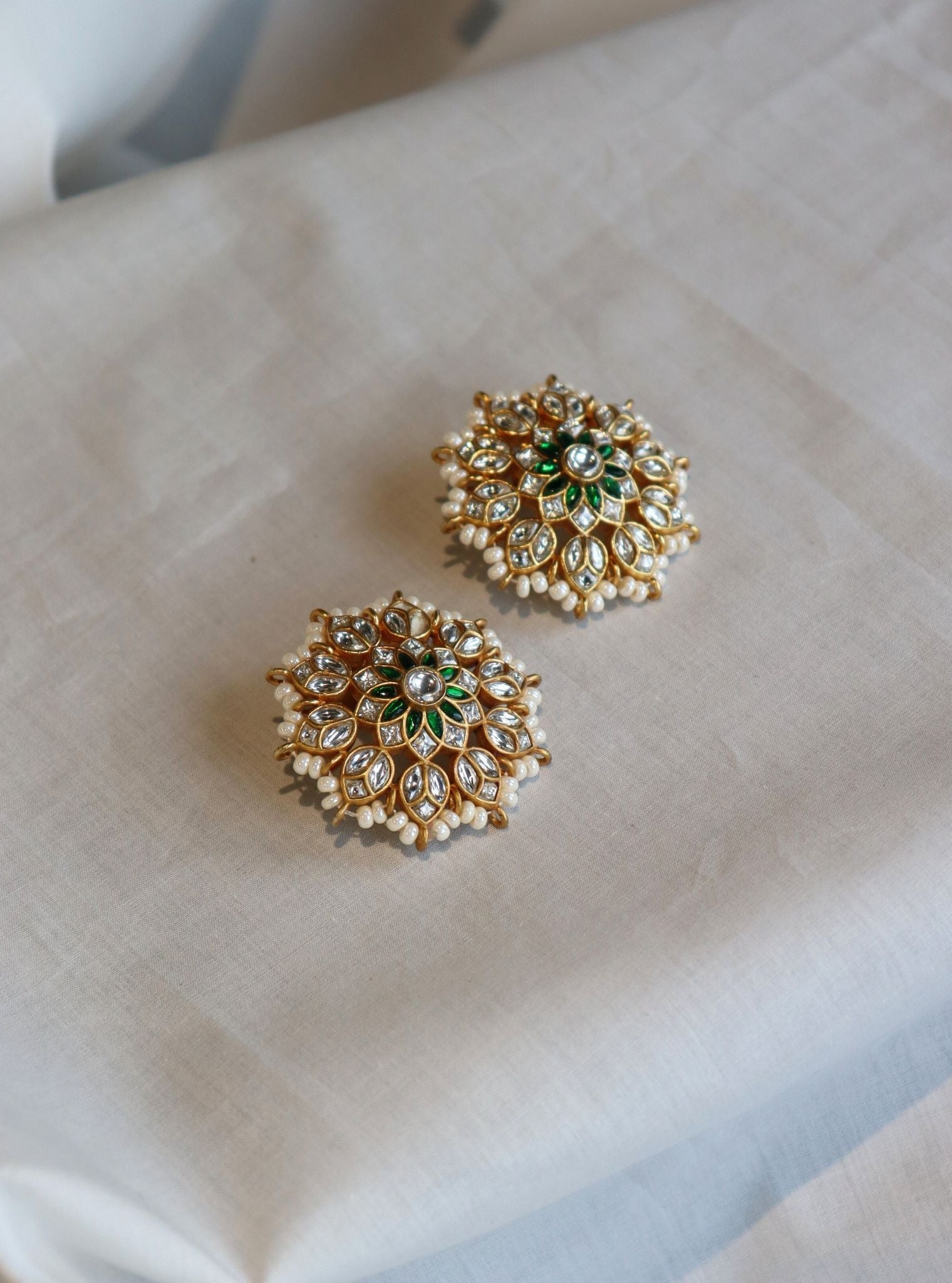 Pure Silver Baani Studs