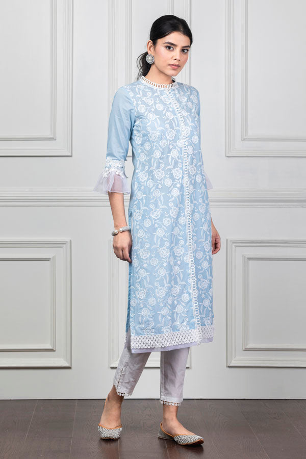 Mulmul Rose Kurta