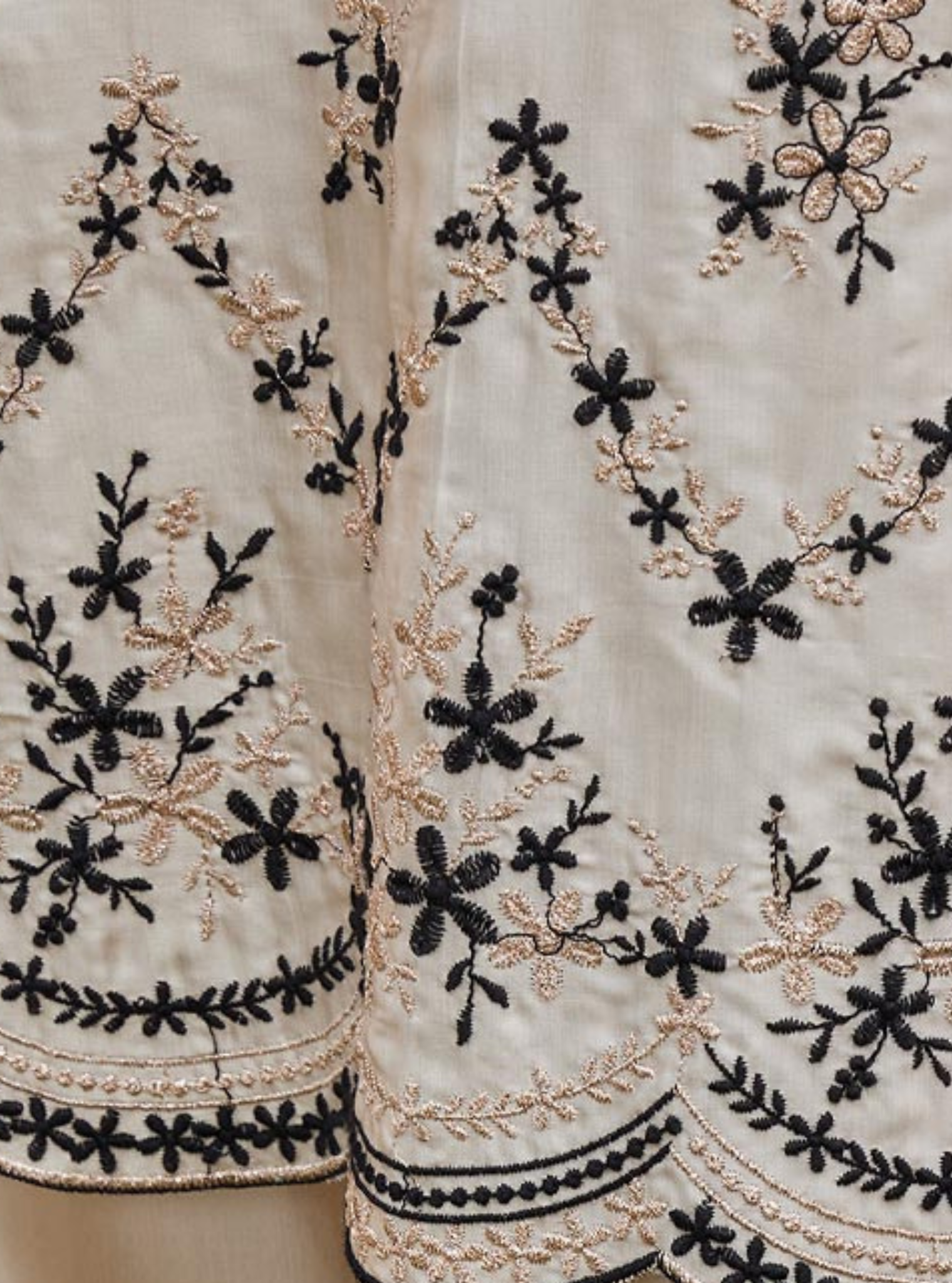 Valaya Cupro White Kurta Set