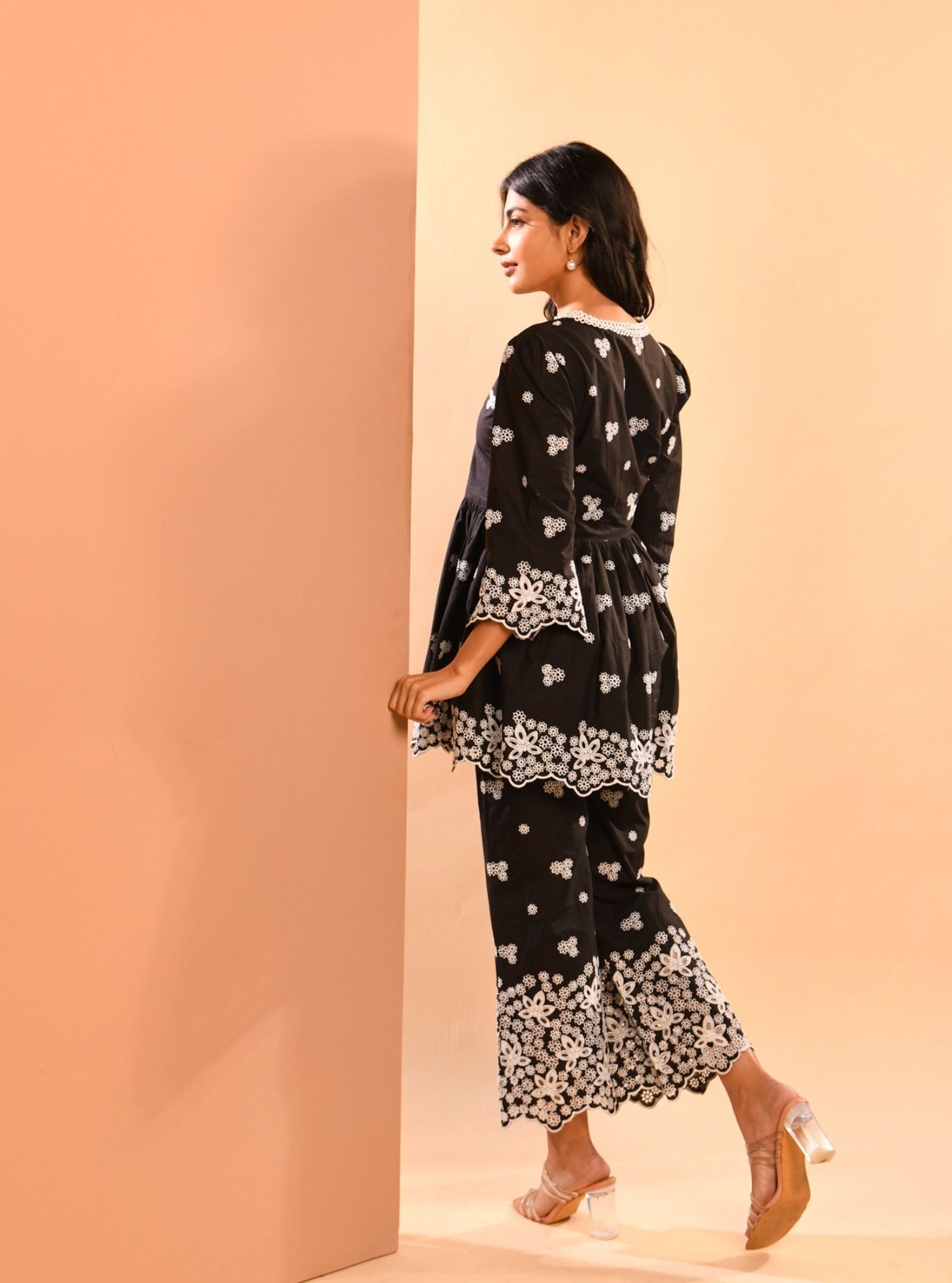 Ayn Cotton Black Co-ord Set