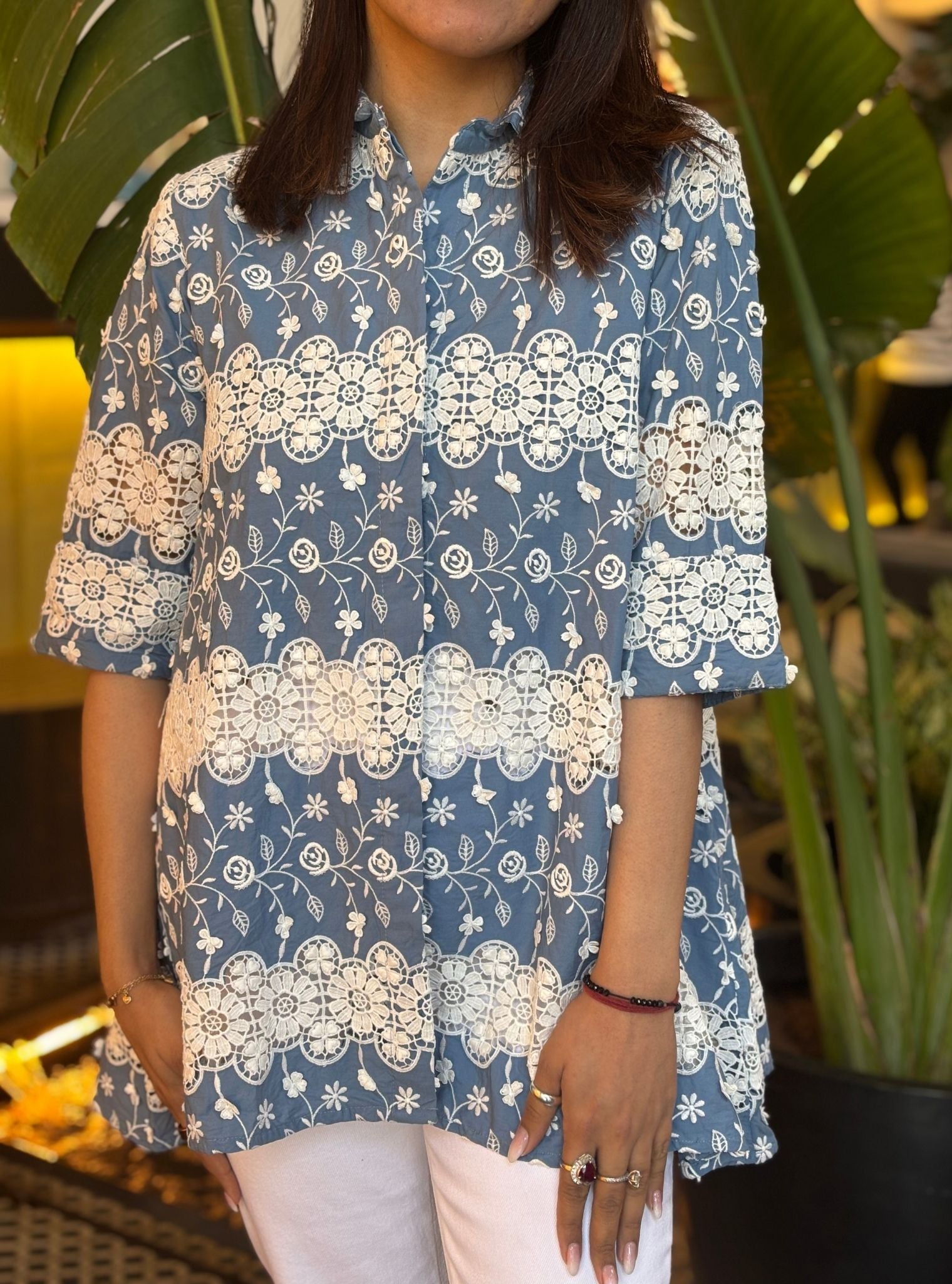 Raquel Cotton Denim Shirt