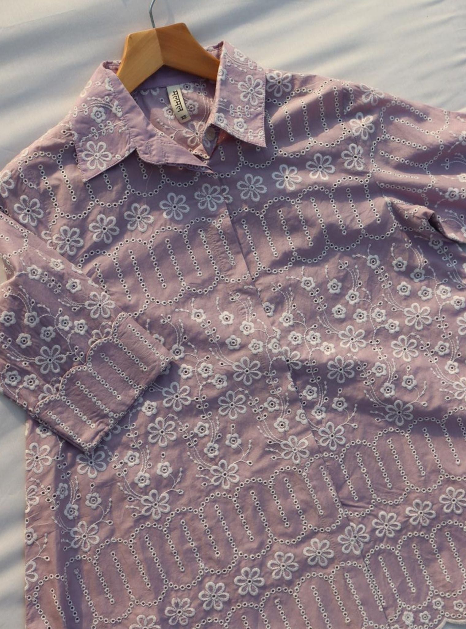 Erica Cotton Lilac Shirt