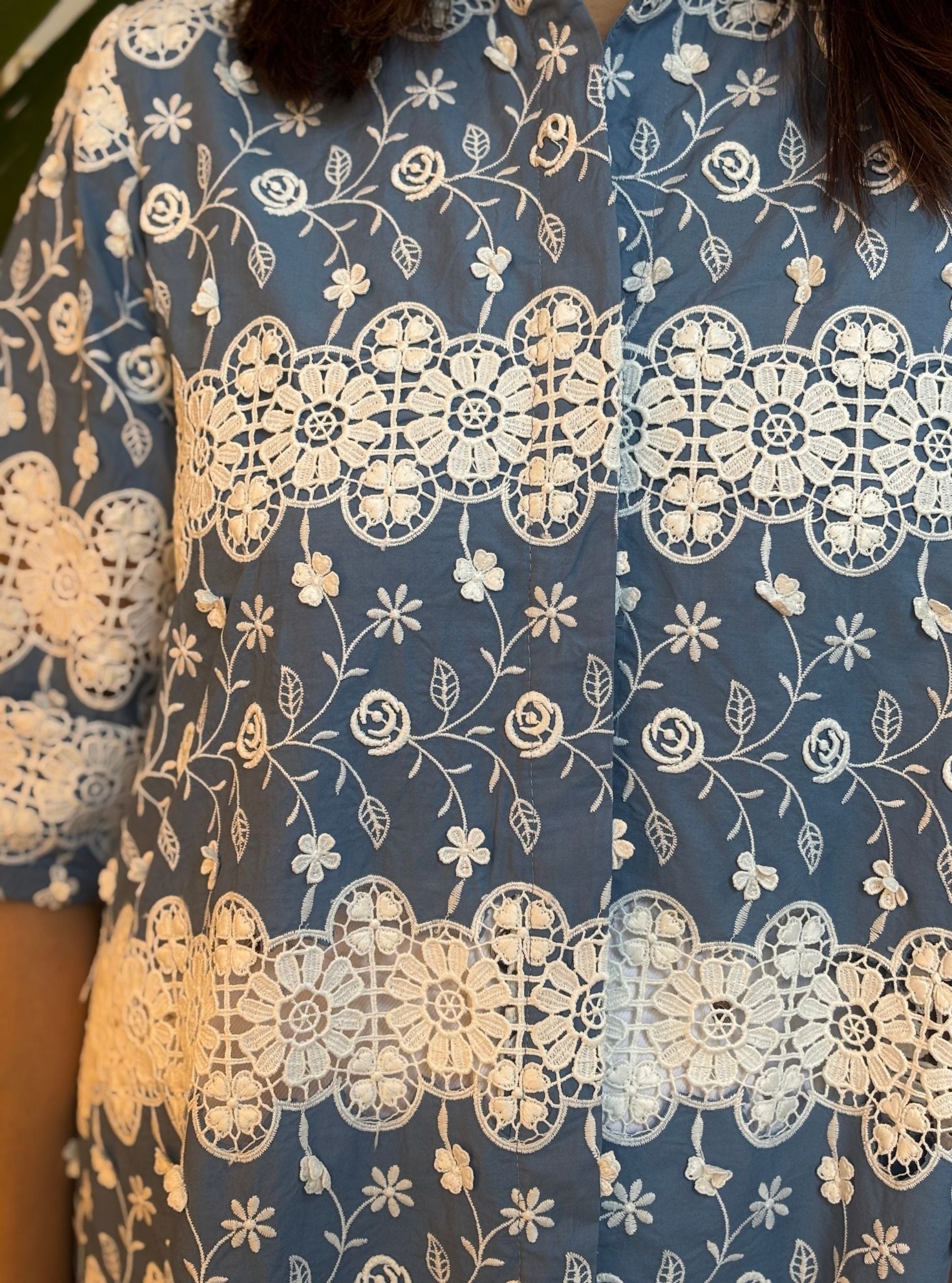 Raquel Cotton Denim Shirt