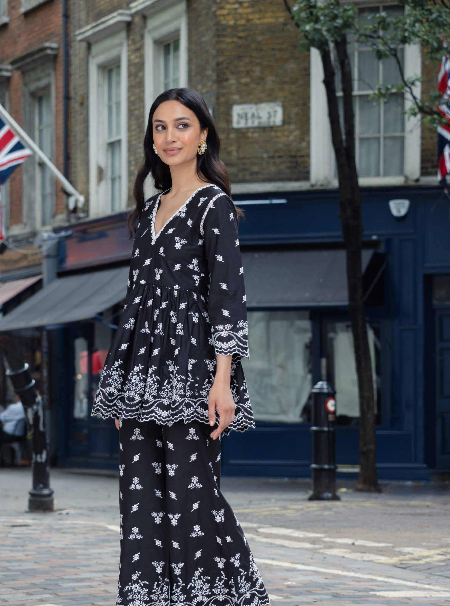 Coventry Cotton Black Co-ord Set