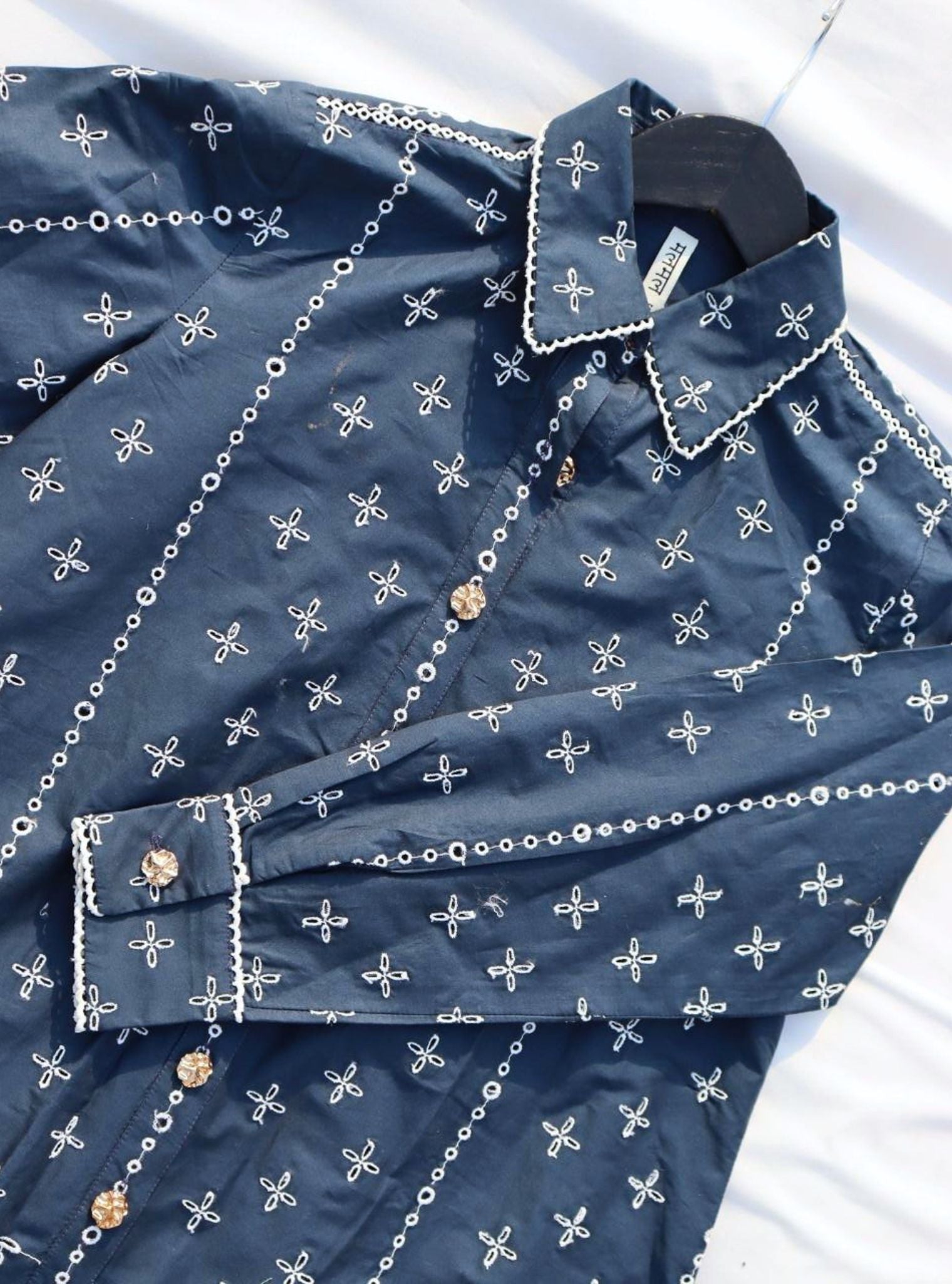 Inaya Cotton Navy Co-ord Set