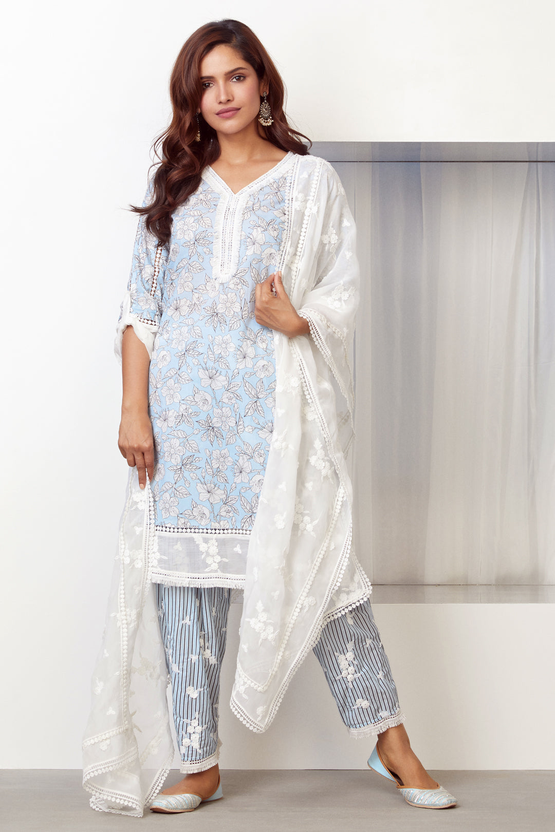 Mulmul Supima Cotton Abbey Kurta