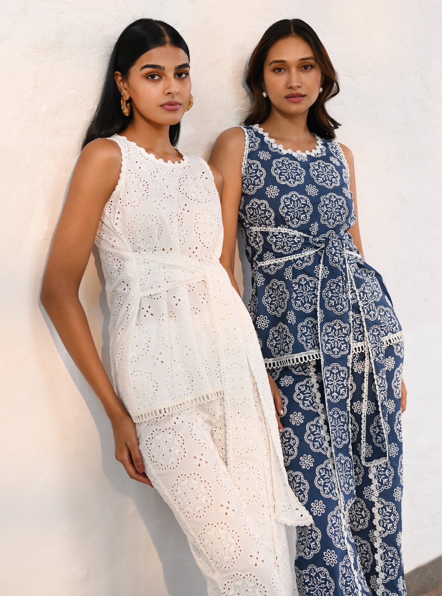 Brighton Cotton White Co-ord Set