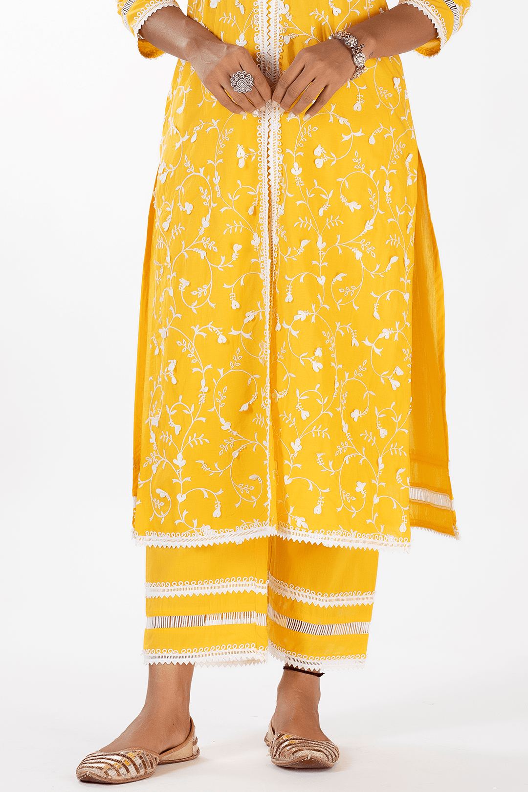 Mulmul Supima Cotton Cali Mango Pant