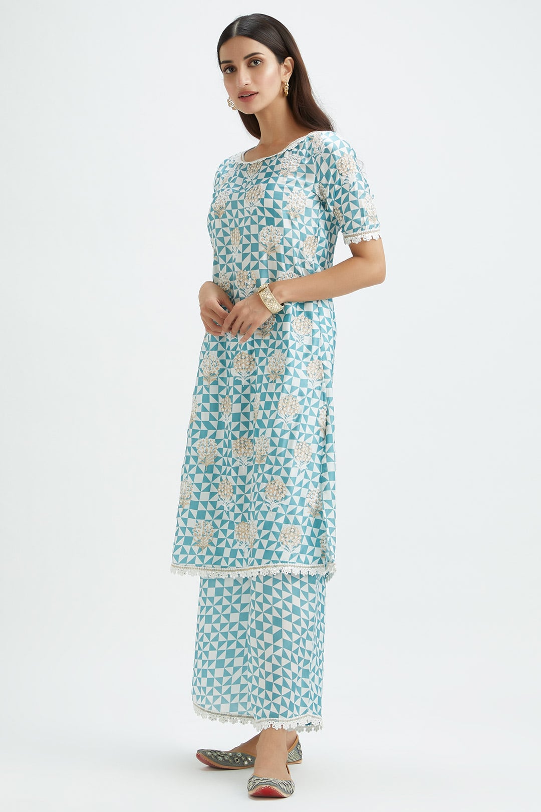 Dover Teal Kurta