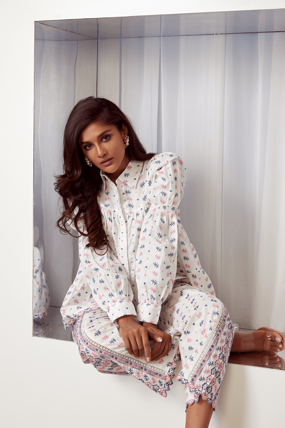 Esmee Cotton White Co-ord Set