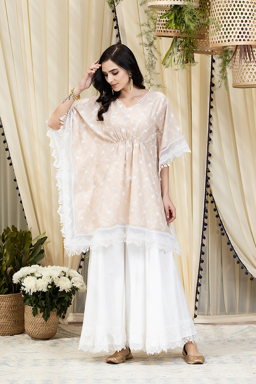 Mulmul Supima Cotton Fiore Kurta