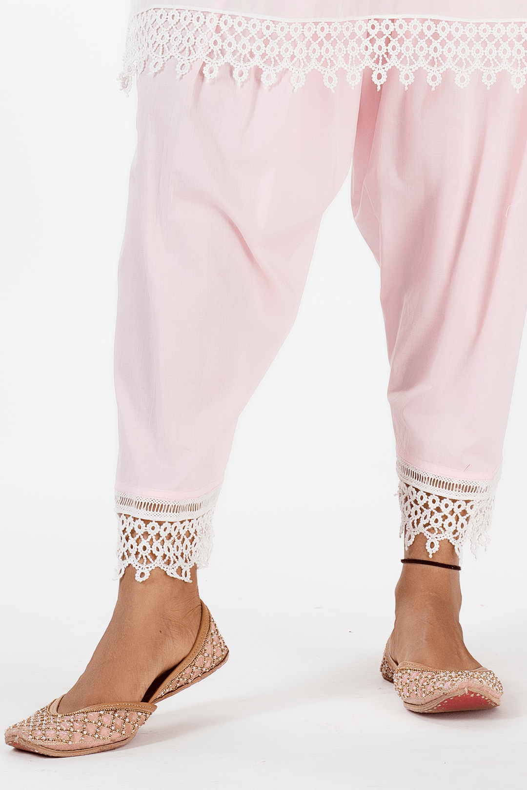 Mulmul Supima Cotton Kai Pink Salwar