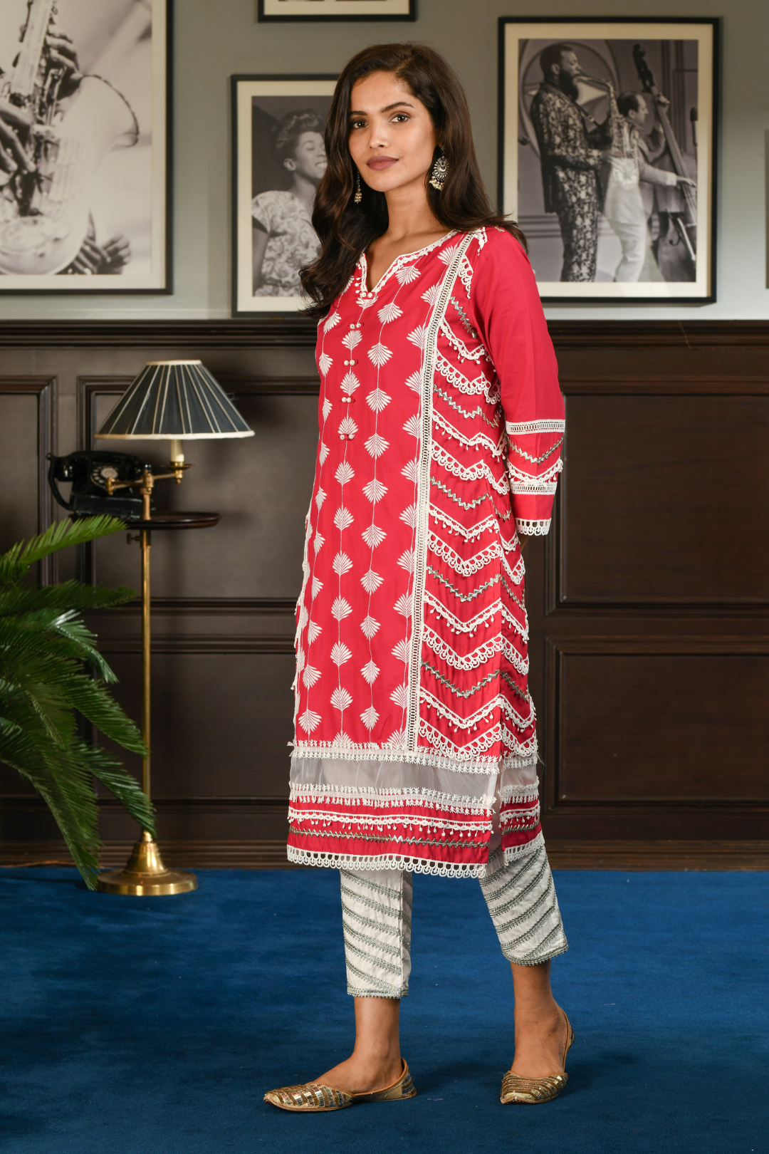 PIMA SATIN KEIKO KURTA