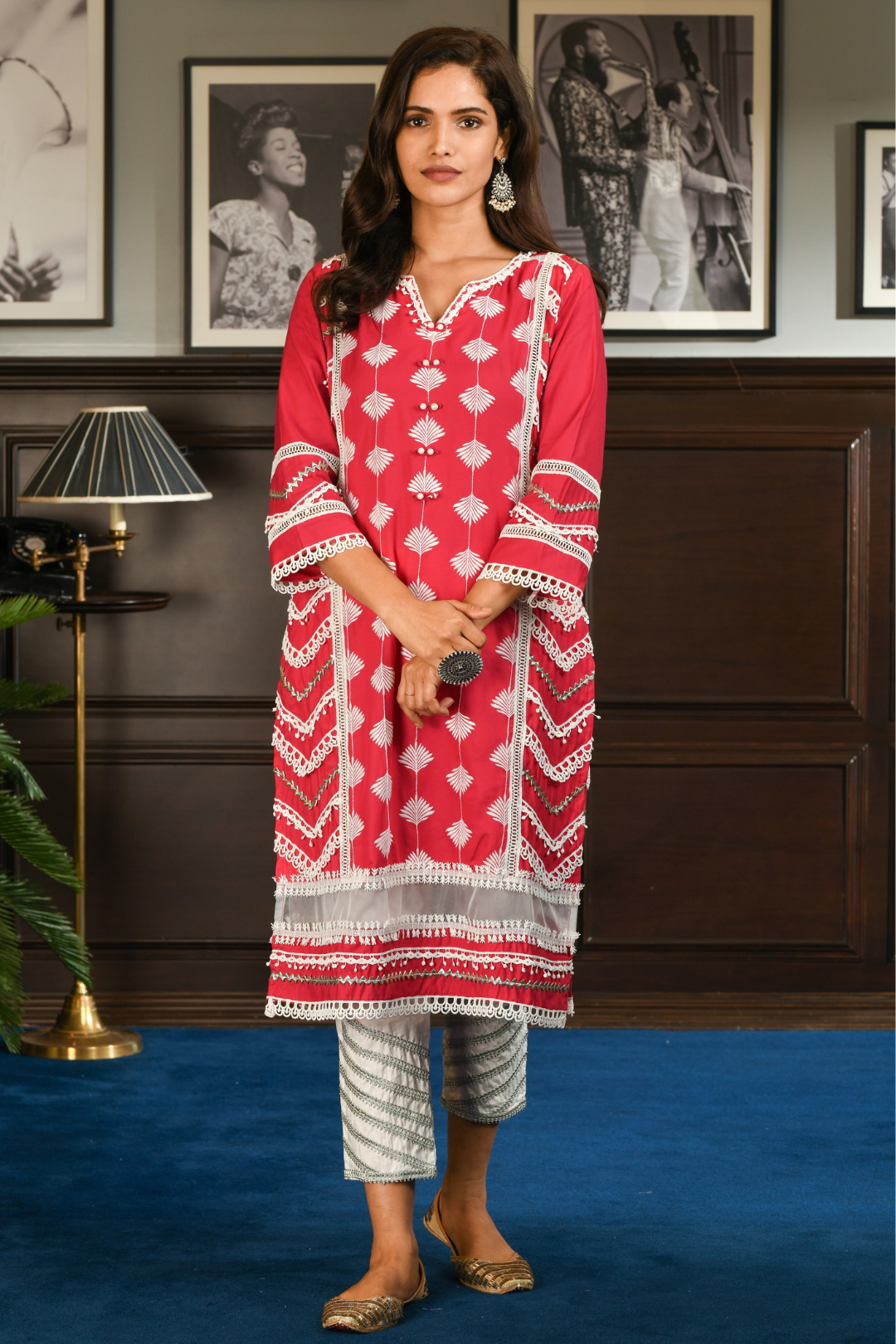 PIMA SATIN KEIKO KURTA
