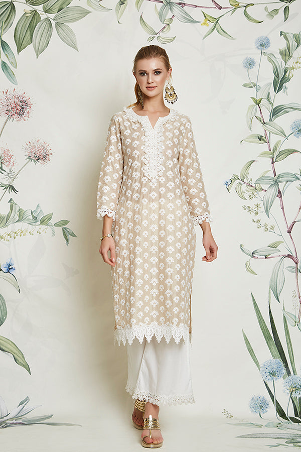 HOLLY KURTA (BEIGE)