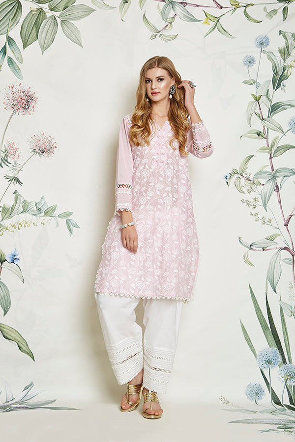 Carnation Kurta Pink
