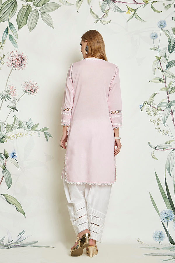 Carnation Kurta Pink