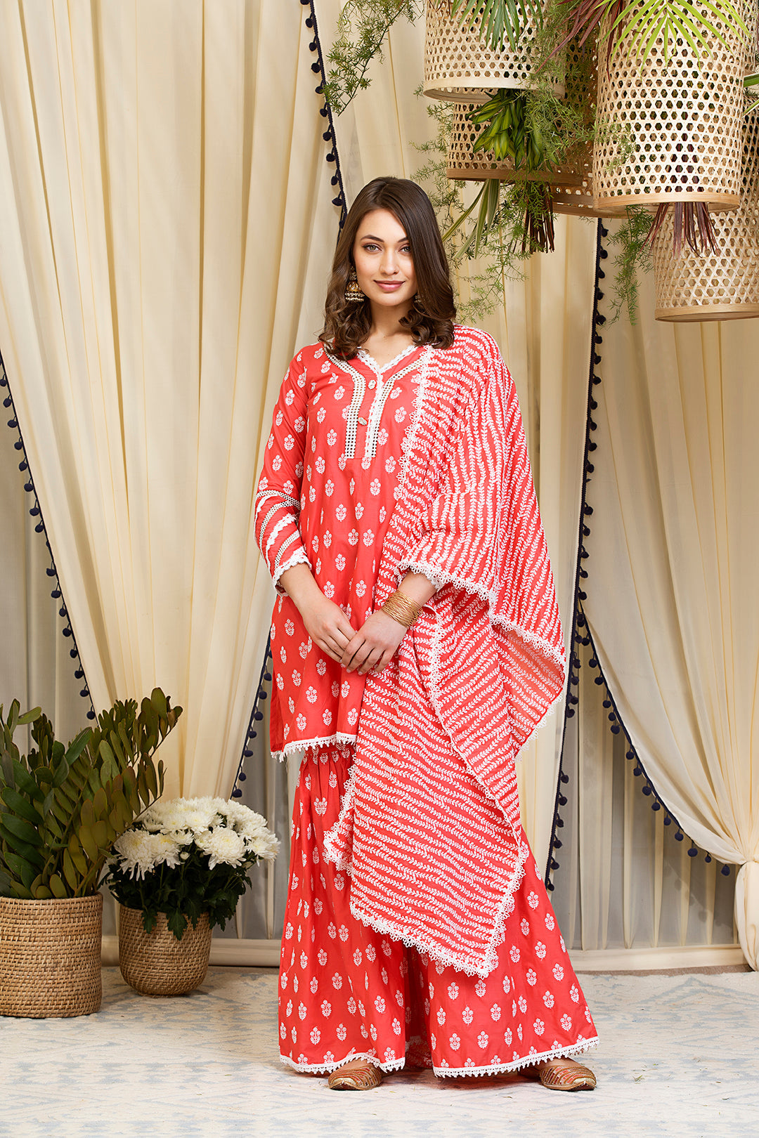 Mulmul Supima Cotton Stripe Dupatta