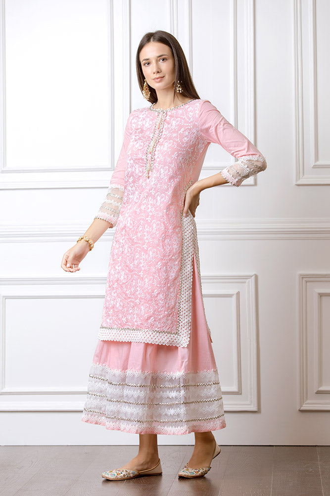 Mulmul Flora Gota Skirt