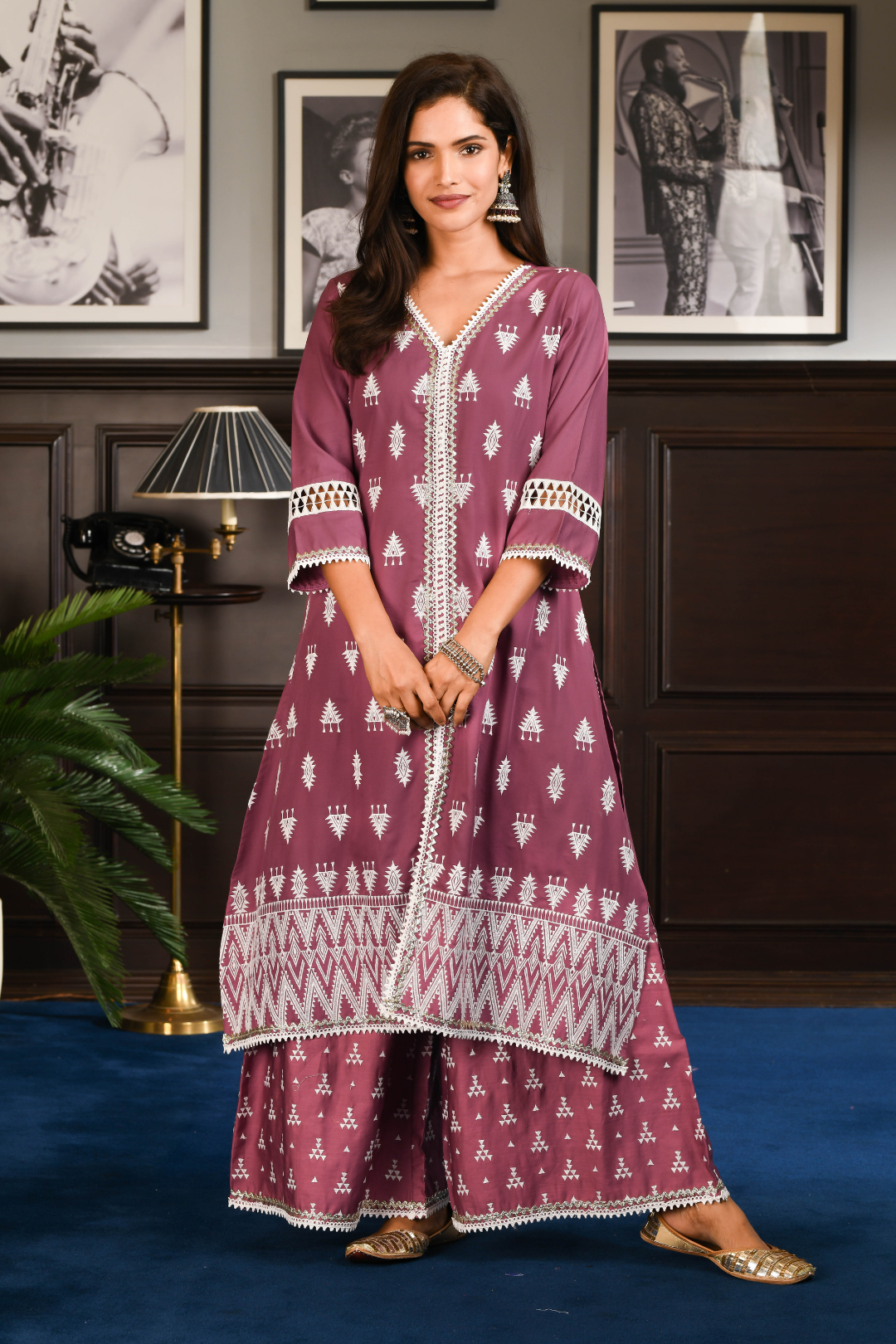 PIMA SATIN NARA KURTA
