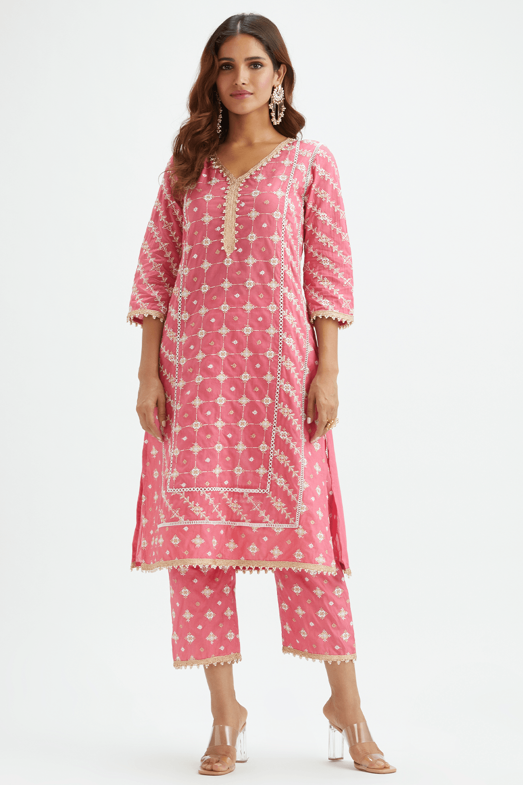 Pelican Fuchsia Kurta