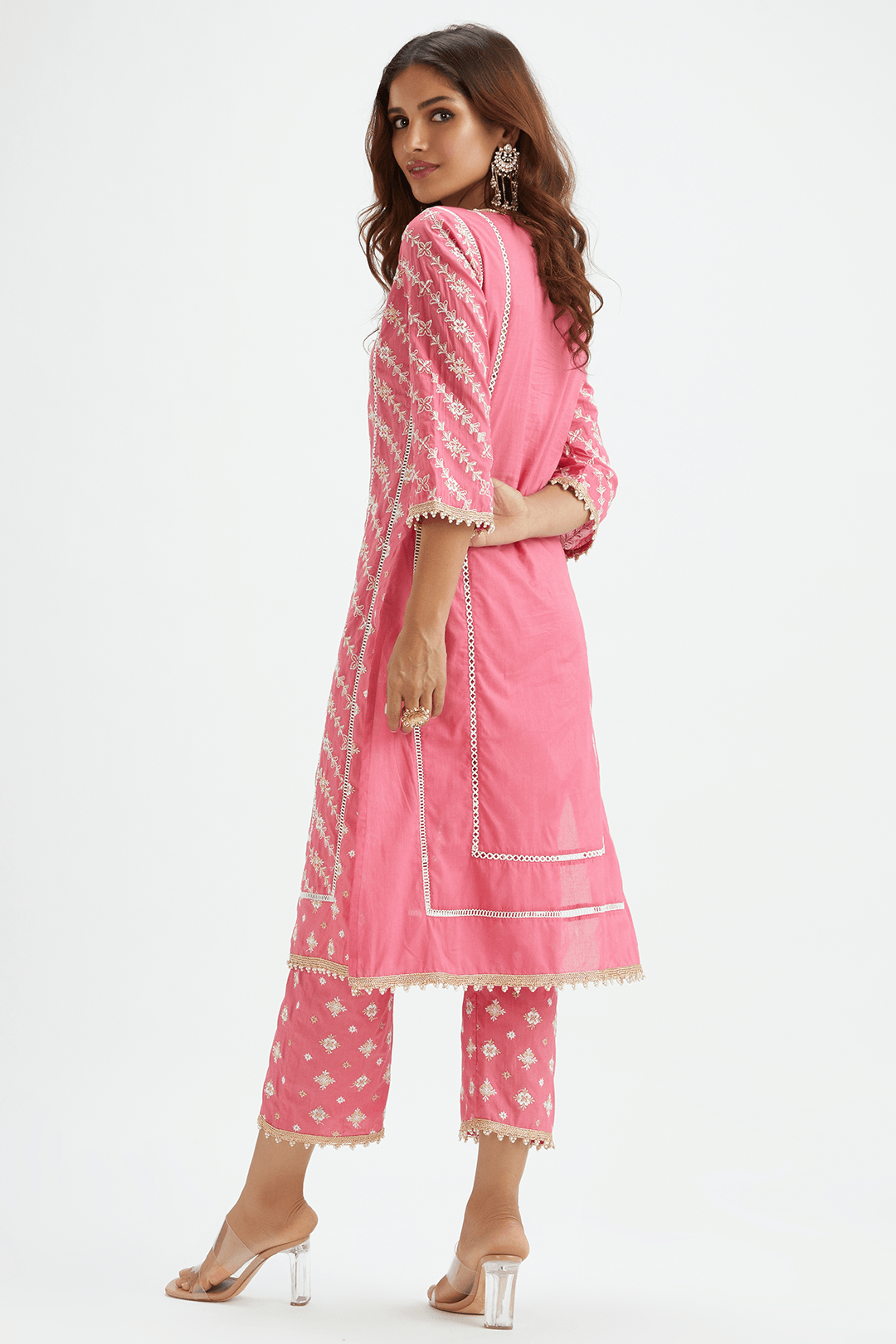 Pelican Fuchsia Kurta