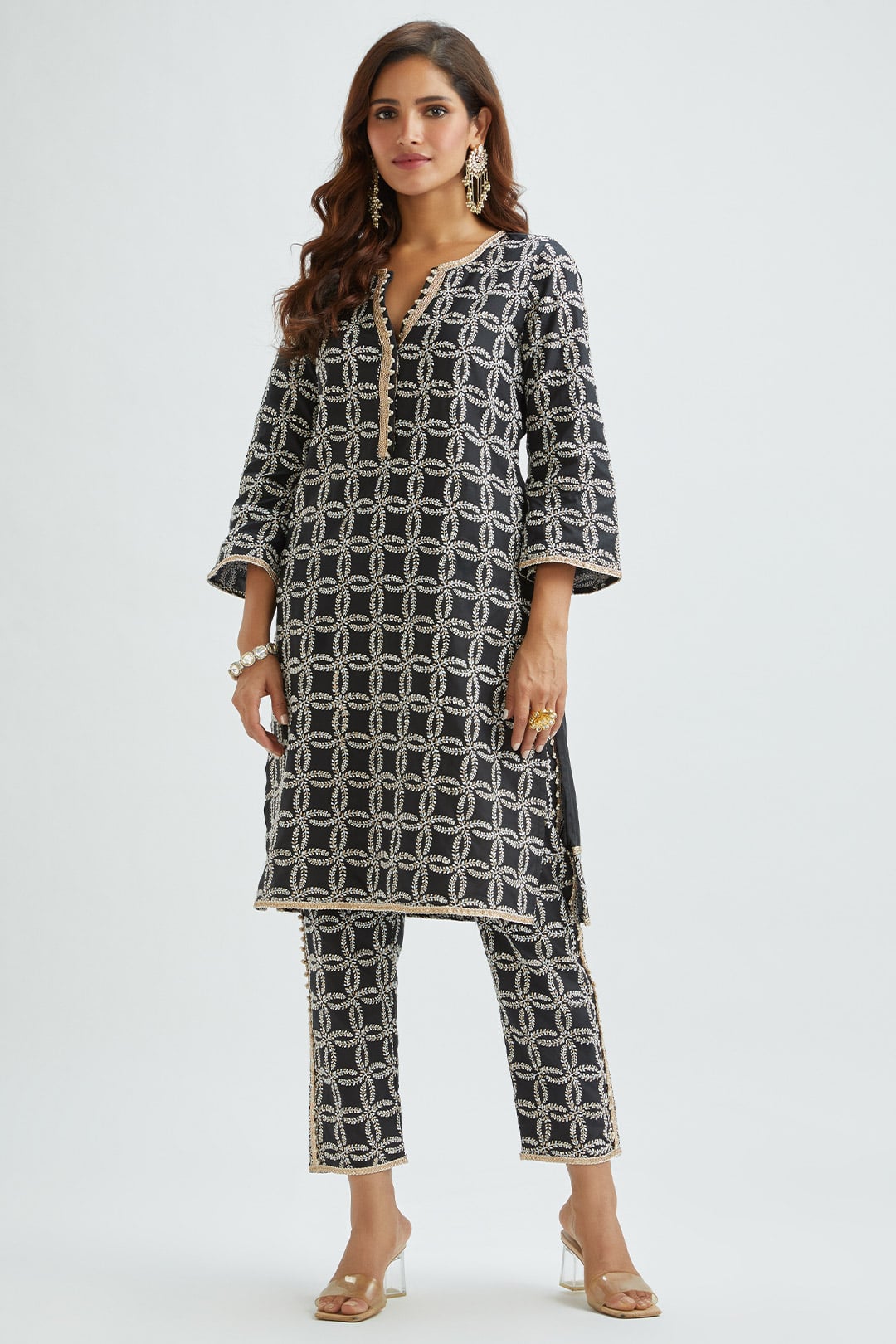Perry Black Kurta