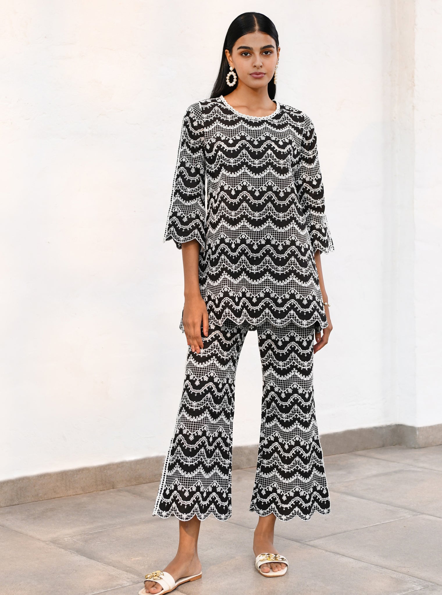 Preston Cotton Black Co-ord Set