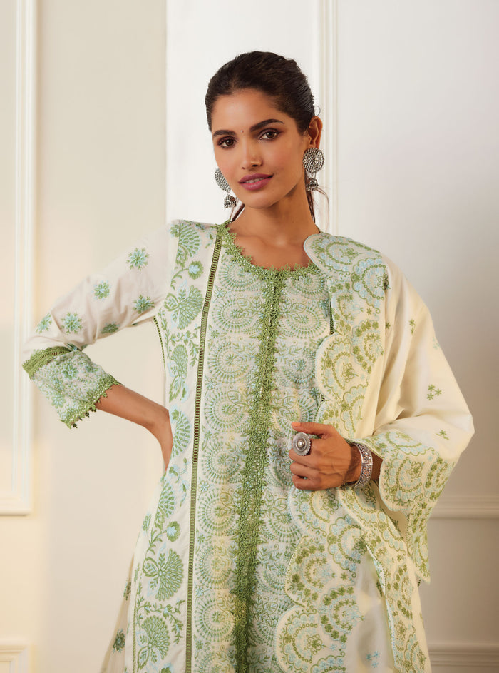 Mulmul Supima Cotton Soleil Kurta