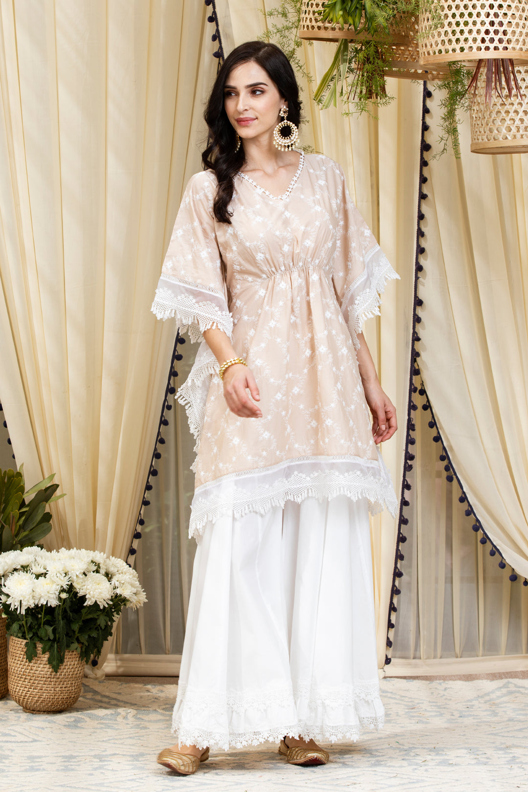 Mulmul Supima Cotton Fiore Kurta
