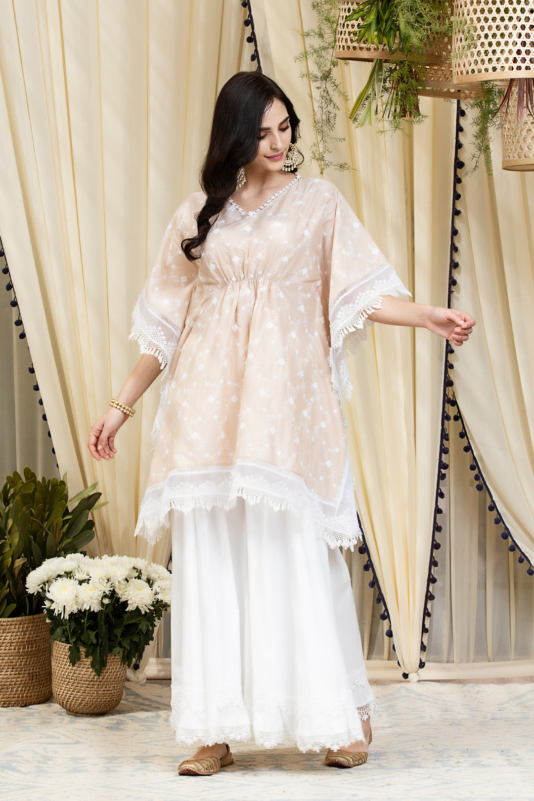 Mulmul Supima Cotton Fiore Kurta