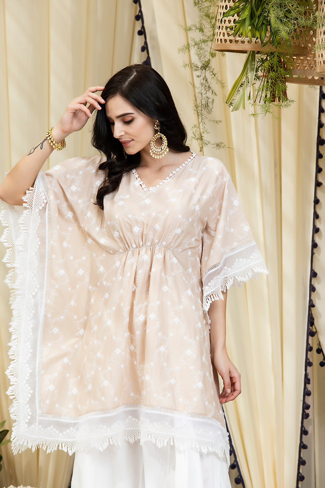 Mulmul Supima Cotton Fiore Kurta