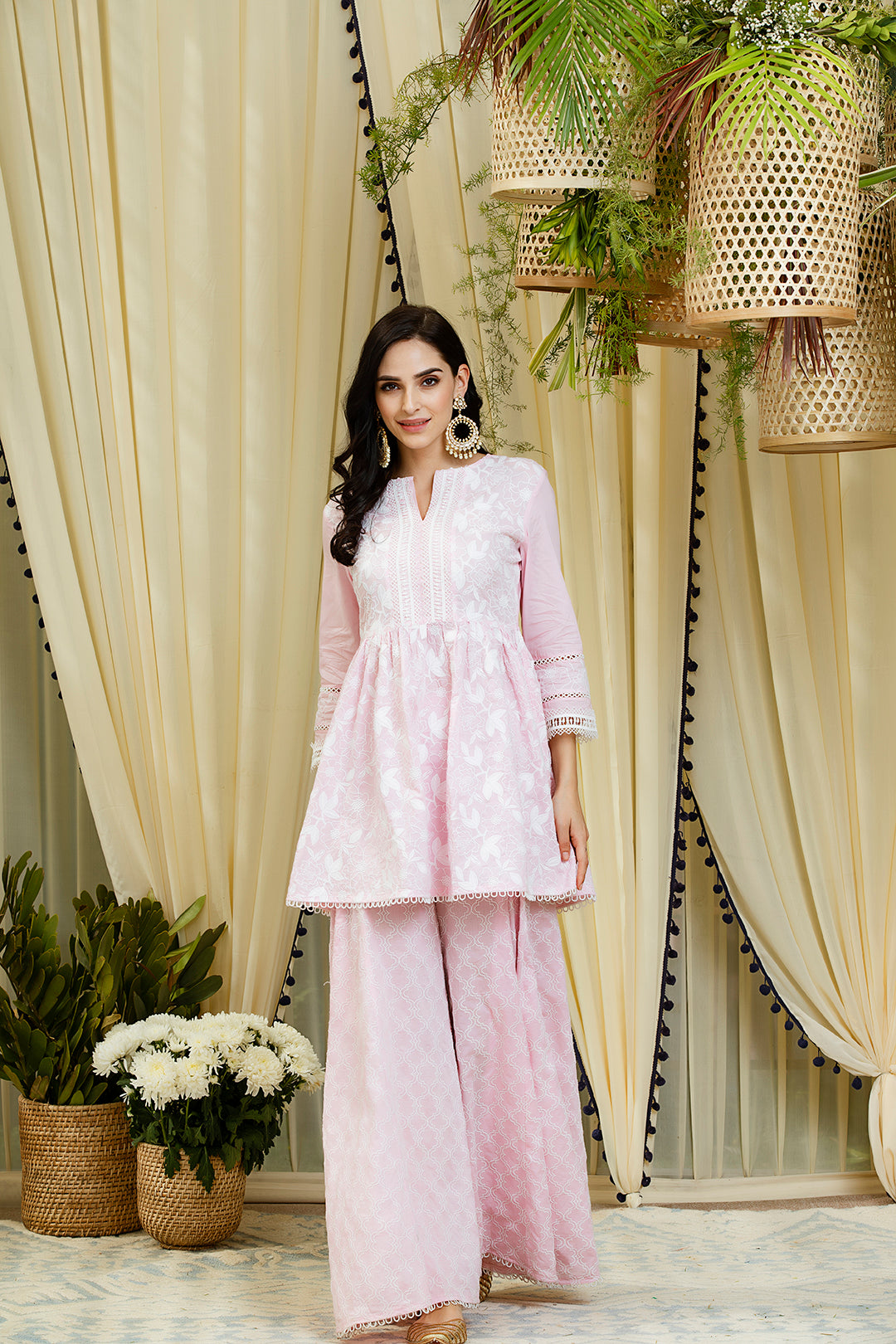 Mulmul Magnolia Kurta - Full Sleeves