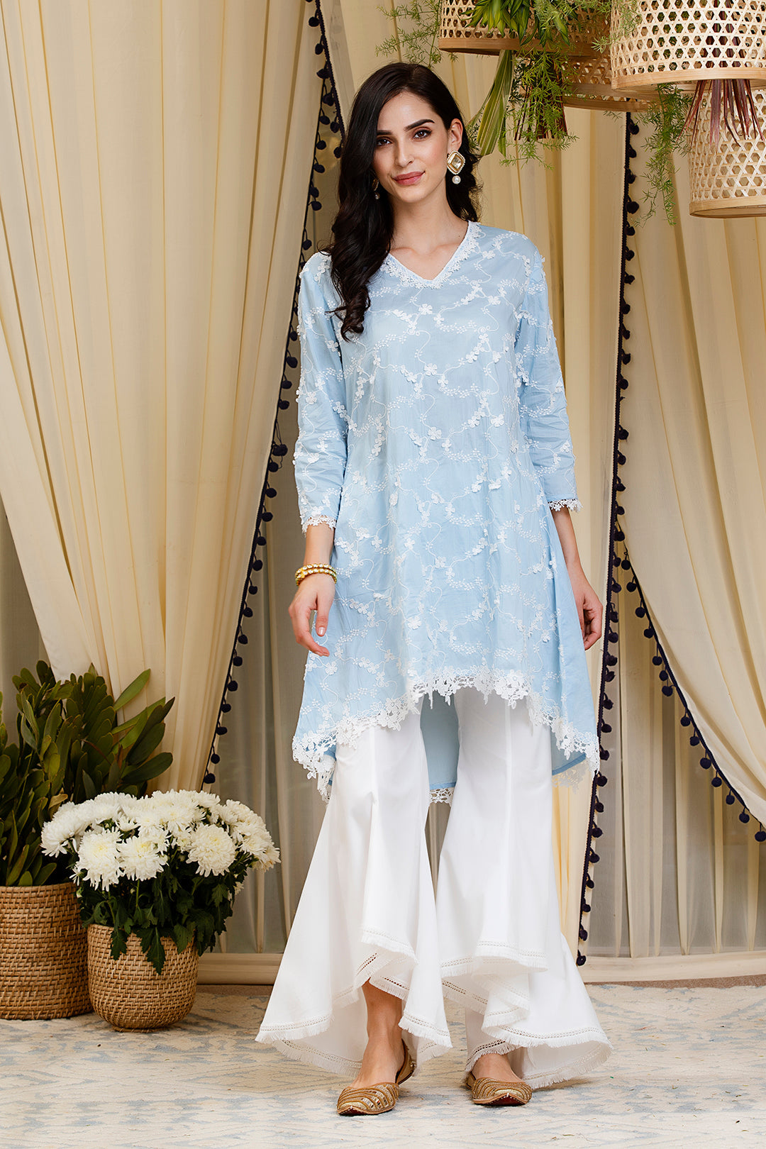 Jasmine Kurta Blue