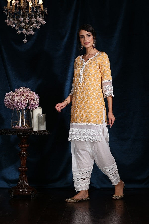Ivy Kurta (Mustard)